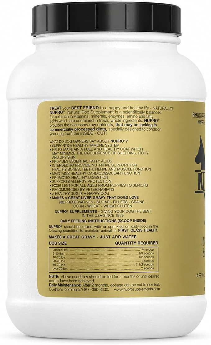 Nupro Natural Dog Supplement | Daily wellness support