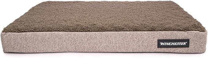 Winchester Pet Orthopedic Dog Bed with Removable Washabe Cover and Non-Slip Bottom, Extra Large