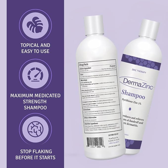 DermaZinc Shampoo - 16 oz