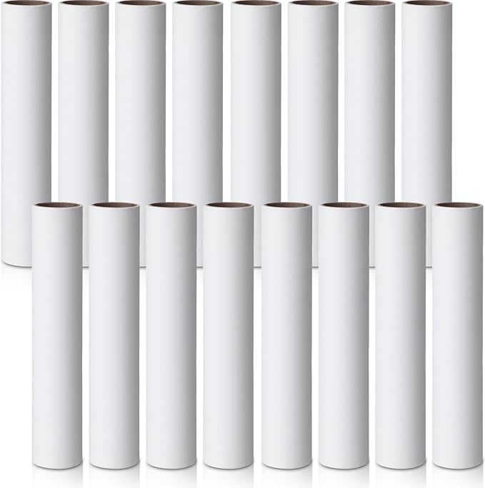 16 Pack Large Lint Roller Refills 10 Inch Wide Extra Sticky 800 Sheets Pet Hair Remover Replacement Rolls Compatible with Mega Rollers, Furniture Floor Household Cleaning