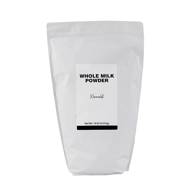 Minimalist Whole Milk Powder, Ideal for Baking and Cooking (10 Pound)