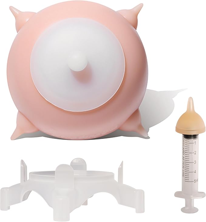 Doggiema Puppy Milk Feeder Nursing Station feeders for Multiple Puppies Milk replacer Dongdong pet (S Size Kitten/Mini Puppy)