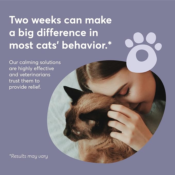 Cat Calming Diffuser Bundle – Long-Lasting 30-Day Formula with Pheromones for Stress Relief, Relaxation, and Anxiety Reduction in Cats Easy to Use – (2 Diffusers + 5 Refills)