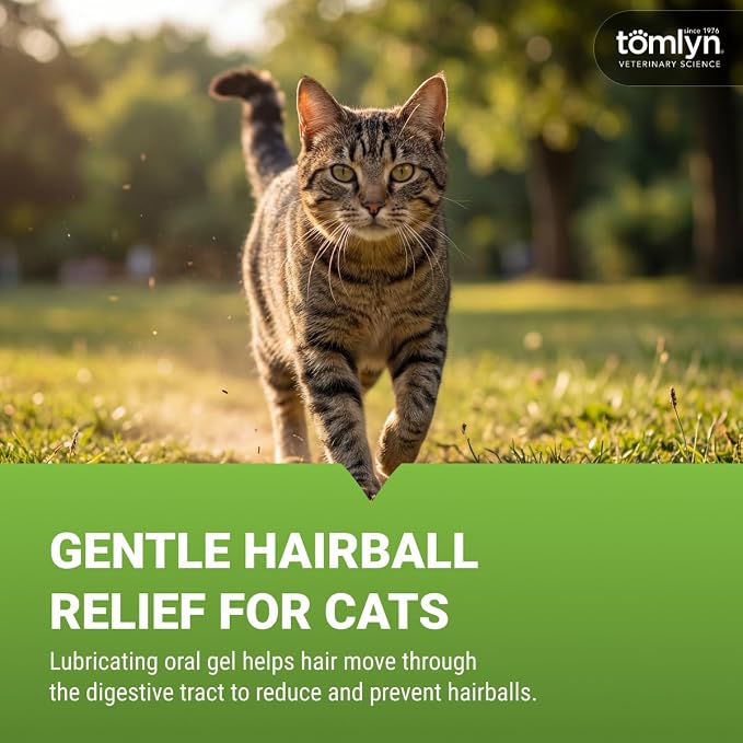 Tomlyn Laxatone Catnip-Flavored Hairball Remedy Gel for Cats, 4.25oz