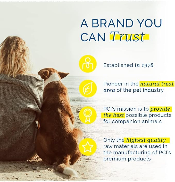 PCI Pet Center Inc. Chicken Bites - Single Ingredient Raw Dehydrated Chicken Breast - Dog Treats Made in USA - 16oz