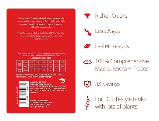 2HR Aquarist All-in-one Aquarium Plant Fertilizer APT E Estimative Index (300ml)
