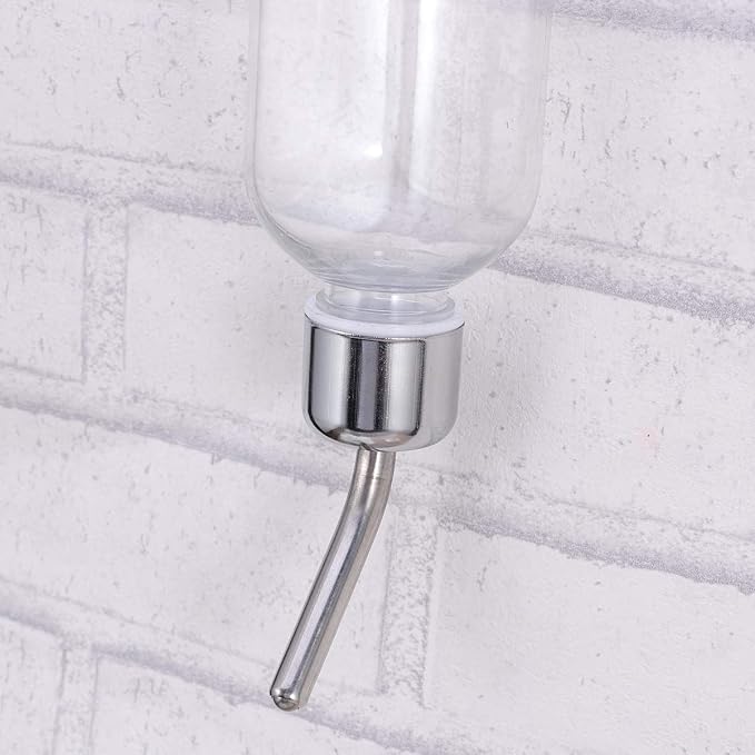 Balacoo Hanging Automatic Water Dispenser 500 ml Leak-Proof ABS Bottle for Cage & Travel, No-Drip Gravity Feeder for Rabbits, Cats, Birds