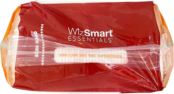 WizSmart Essentials Large Dog Pads, 23.5" x 22", Extra Absorbent Puppy Training Pads, Indoor Potty Pads, Leakproof Gel Pads for Small Dogs, Crate, House, Travel, Eco-Friendly, Non-Slip - 50 Count