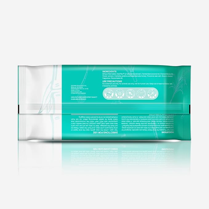 HICC PET Wipes for Dogs & Cats - 400 Counts, Vet Recommended Cleaning Deodorizing & Soothing Allergy Infections Anal Gland Wipes, Hypoallergenic Hydrating & Nourish Fur Dog Wipes for Paw and Butt