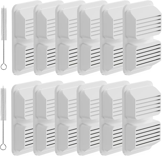 Cat Water Fountain Filter, Multi-Stage Filtration Replacement Filters (12 Filters+12 Sponges+2 Brushes)