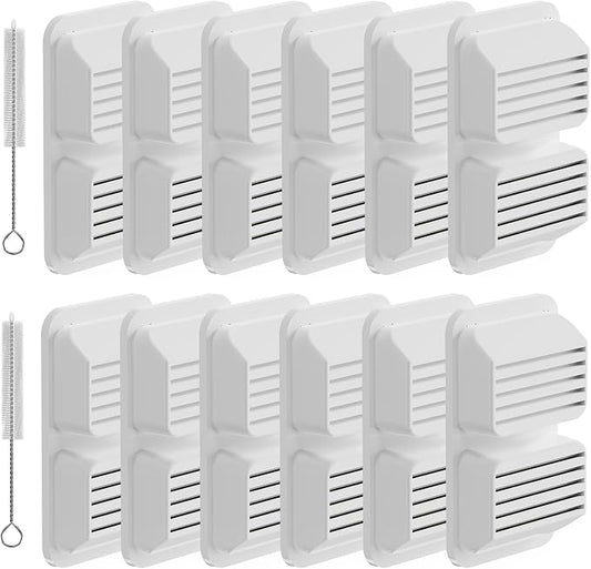 Cat Water Fountain Filter, Multi-Stage Filtration Replacement Filters (12 Filters+12 Sponges+2 Brushes)