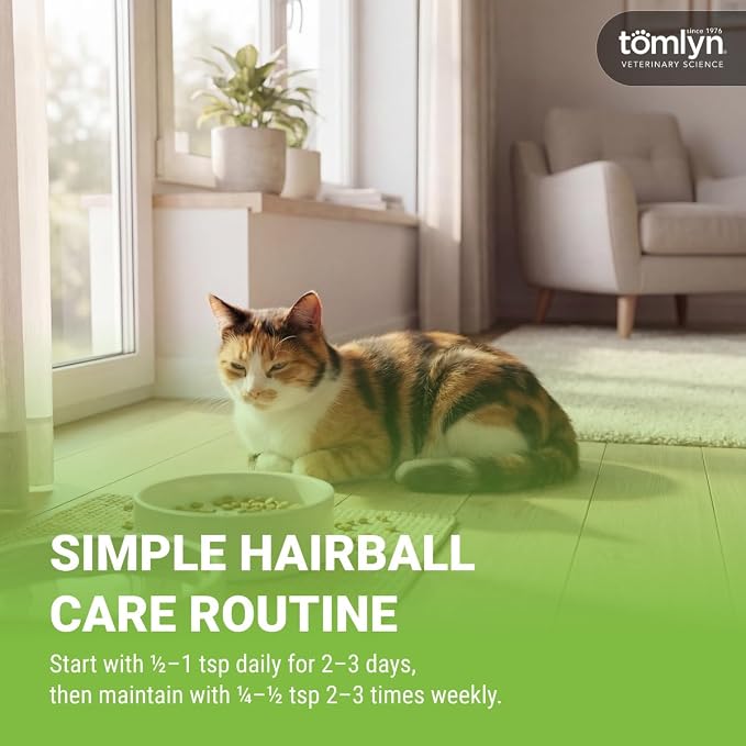 Tomlyn Laxatone Tuna-Flavored Hairball Remedy Gel for Cats and Kittens, 4.25oz