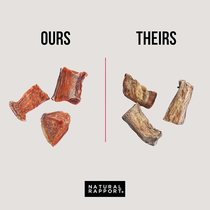 Natural Rapport Dehydrated Sweet Potato Bites Dog Treats - Single Ingredient, Grain-Free, High Fiber Healthy Snack (8 oz)