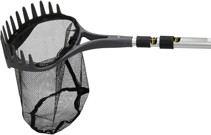 Aquascape Pond Shark Net, Skimming, Maintenance and Water Garden Tool, Extends 96-inch | 74005