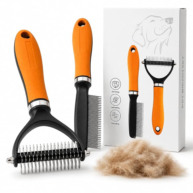 Dog Brush(Orange Suit)
