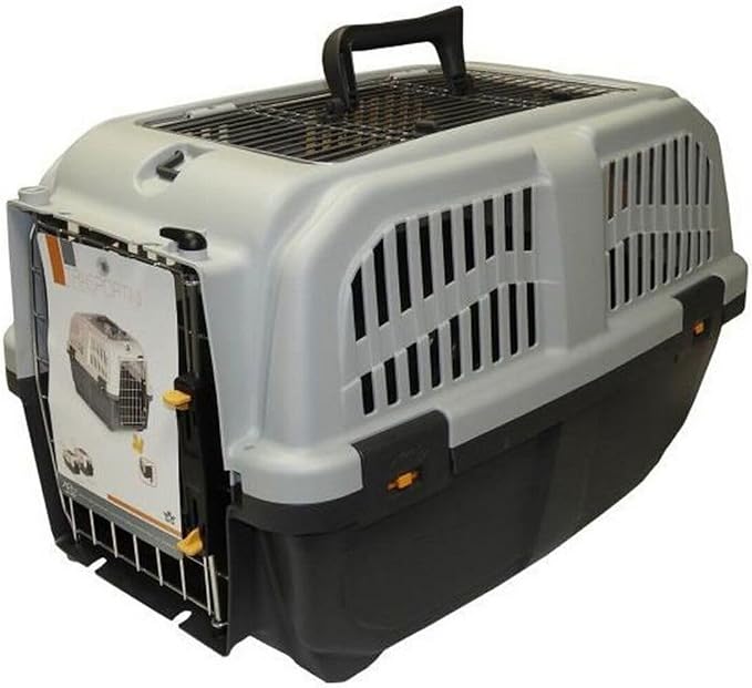 Aimé Skudo Transport Box in Plastic for Dog/Cat, 55 x 36 x 35 cm, 1.64 kg