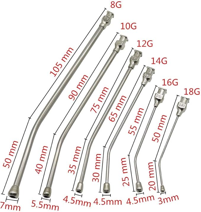 PONLEE Bird Feeding Syringe Manual Feeding Rearing Gavage Curved Needle Medication Tube 20ML