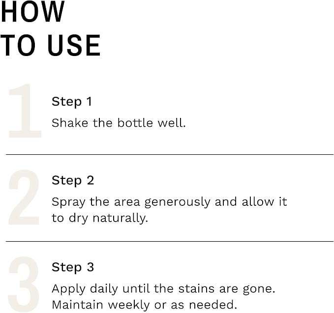 Eye Envy Beard Stain Remover Spray for Dogs/Cats. Natural, Safe. Remove Stains from Drooling, Saliva, Food, Runoff from Tearing. Removes Odors. Keeps Dog Beards Clean. 4oz