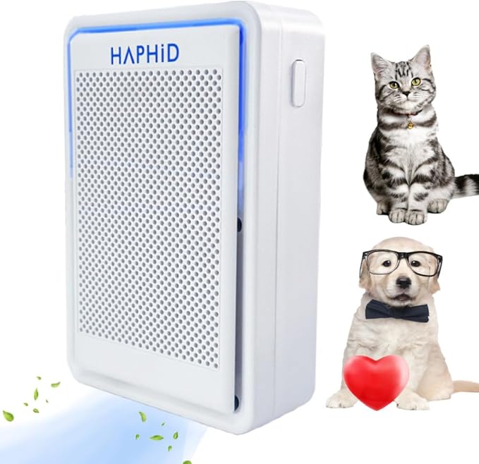 Cat Litter Deodorizer 99%, Pet Odor Eliminator for Strong Odor with Catalyst Filter, Air Purifier Plug In Air Freshener for Home & Pets Litter Box Room Wardrobe Toilet Shoe Cabinet (1-Pack）