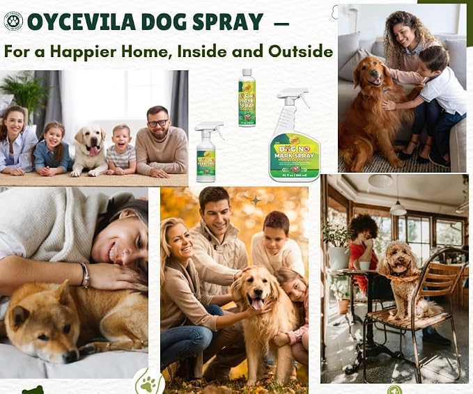 8.0oz no Marking for Dogs - Stop Urine on Carpets - Potty Training Formula - Pee No Marking Training Spray for Dogs Indoor & Outdoor - Not Here Pee Spray for Dog