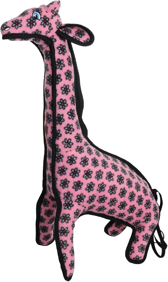TUFFY® - 2 Pack Original : Giraffe Dog Toy : Ultra Durable Plush Dog Toy with Multiple Layers & Reinforced Seams, Washable and Floats, Original Construction
