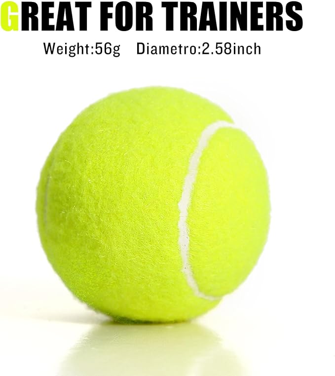 30/40 Pack Training Tennis Balls, Pet Dog Playing Balls, Practice Tennis Balls with Mesh Bag for Transport and Beginner Training