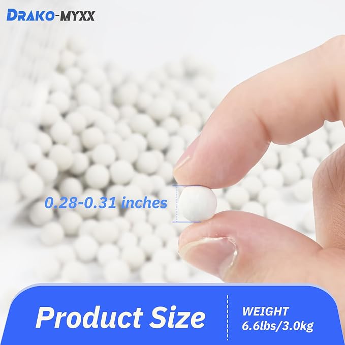 2026 Upgraded Condensate Neutralizer 6.6 lbs, 2-Packs, Acidic Condensate Neutralizer Pellets, 7-8mm Pellets for Water Heater Media Filter(2 Packs)