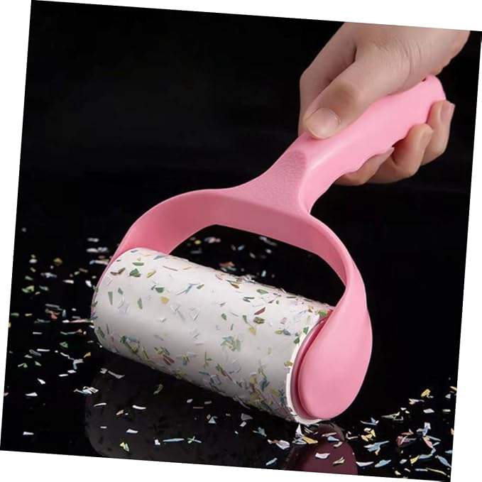 GALPADA 2sets Household Lint Remover Multi-Function Pet Hair Roller for Clothing Furniture and Bedding Includes Handle and Dust Cover Portable and Easy to Use