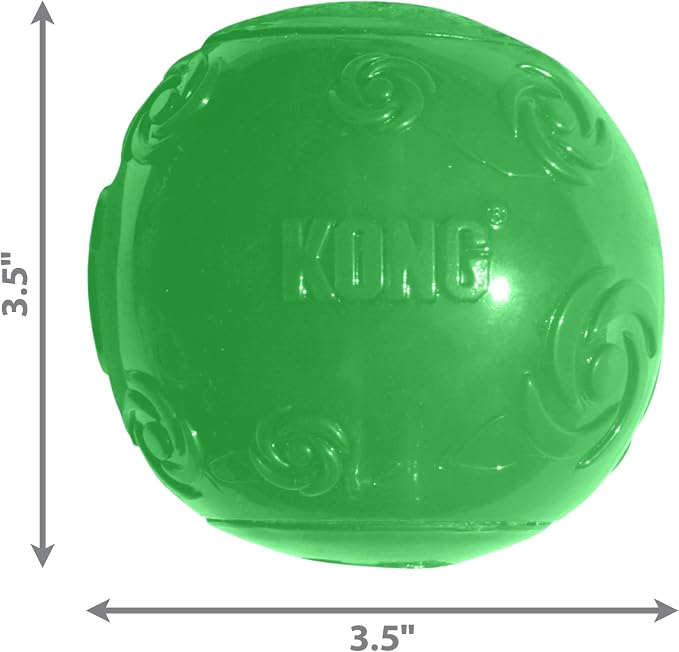 KONG Squeezz Ball Dog Toy, X-Large, Colors Vary