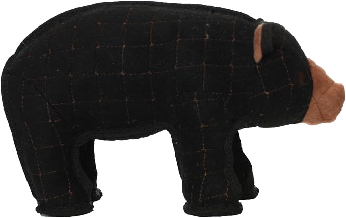 TUFFY - World's Tuffest Soft Dog Toy - Zoo Bear - Squeakers - Multiple Layers. Made Durable, Strong & Tough. Interactive Play (Tug, Toss & Fetch). Machine Washable & Floats