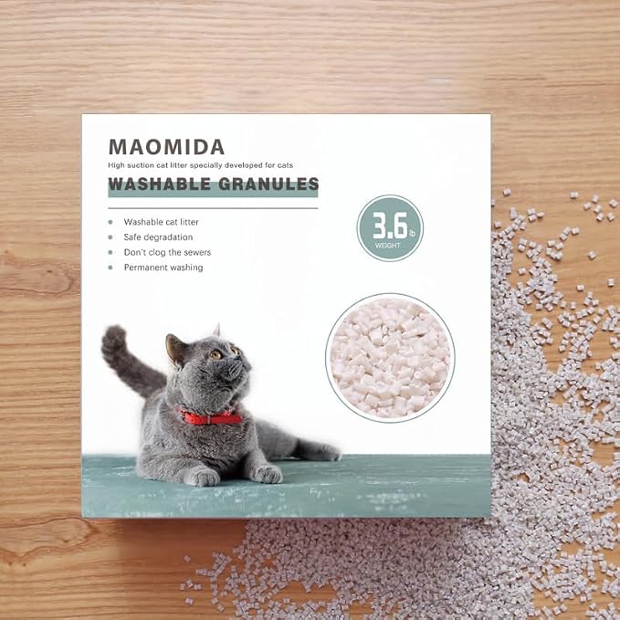 7.2pounds Washable granules can be Used Instead of Cat Genie