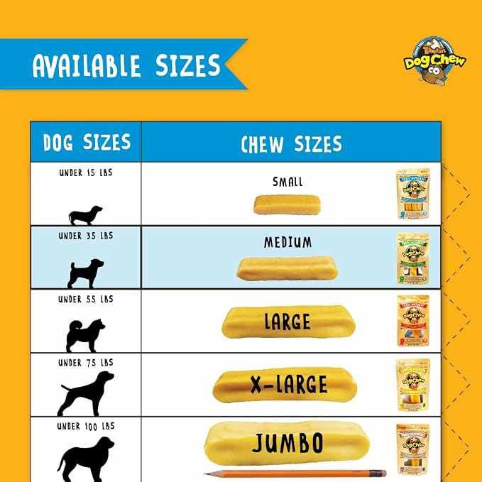 Tibetan Dog Chew Yak Cheese Sticks (5 Medium Chews) - Natural Handmade Treats for Medium Dogs, Long-Lasting, Easy to Digest with No Additives, Rawhide, Grains or Gluten, Perfect for Aggressive Chewers