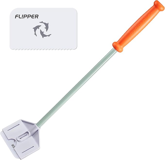 FL!PPER Platinum Aquarium Hand Scraper for Glass and Acrylic Tanks - 18"