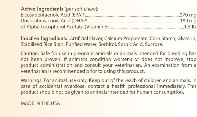 Healthy Breeds Miniature Schnauzer Omega HP Fatty Acid Skin and Coat Support Soft Chews 60 Count