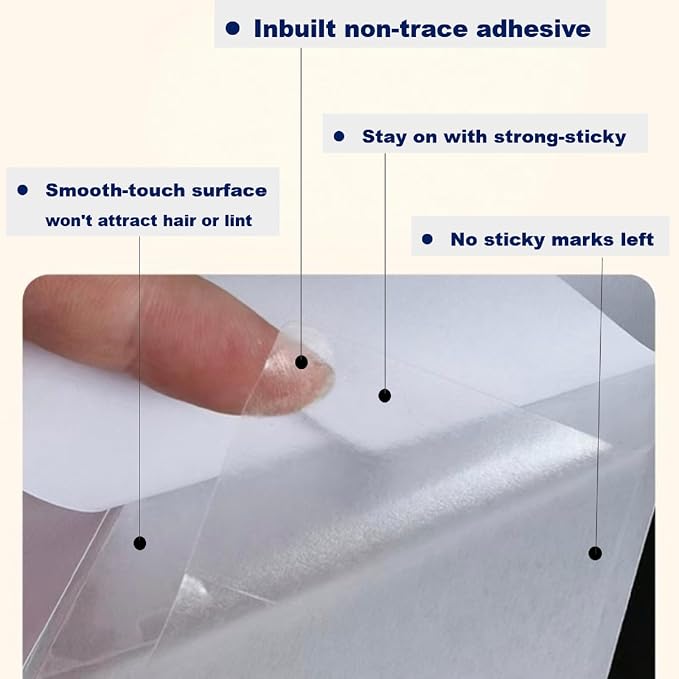 Cat Scratch Furniture Protector for Couch - 197" x16.5"Extra Large Cat Couch Protector Tape, 2.5X Thicker Anti Scratch Film, Corner & Armrest Guard for Leather Sofa, Residue-Free Clear Vinyl