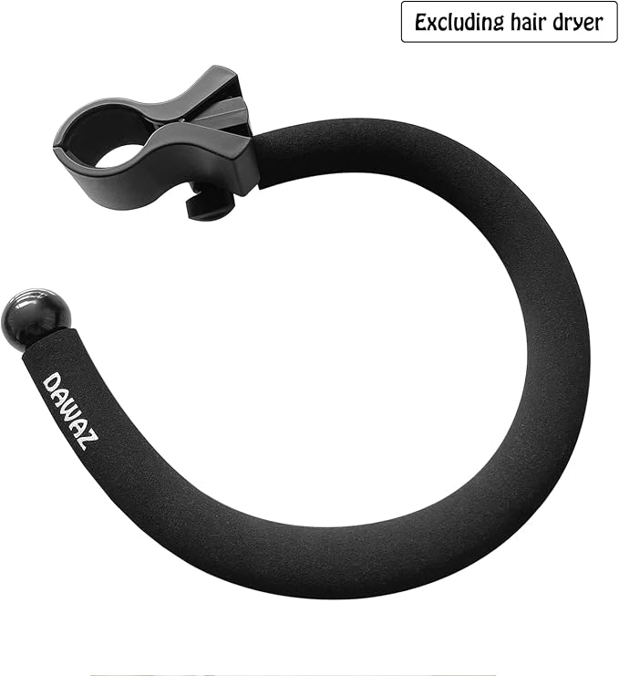 DAWAZ pet Grooming Dog Hair Dryer Water Blowing Machine Neck Hanging Bracket Universal Adjustment Free Your Hands (D3), BLACK