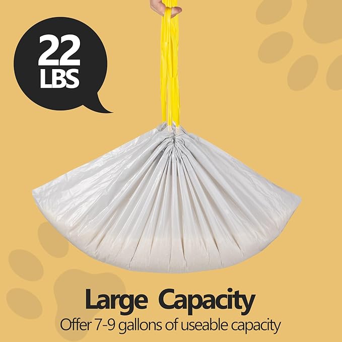 30 Count Cat Litter Bags, Compatible with Neakasa M1 Open-Top Self Cleaning Cat Litter Box, 3 Mils Super Thick Replaced Waste Bags, 27" x 13" Kitty Litter Waste Receptacles Bags