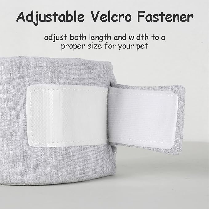 Cat Neck Brace Cover - Adjustable Elizabethan Collar for Post-Surgery Recovery, Anti-Lick Wound, Protective Cervical Cone for Small Medium Large Dogs Cats (Neck Girth 4.7-9.8" Depth2.8