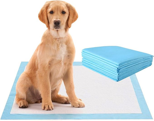 PETSITE Dog Pee Pads 30"x30"-150 Count, Dog and Puppy Potty Training Pads Super Absorbent & Leak-Proof, XL Disposable Pet Piddle Pad and Potty Pads for Dogs, Puppies, Doggie
