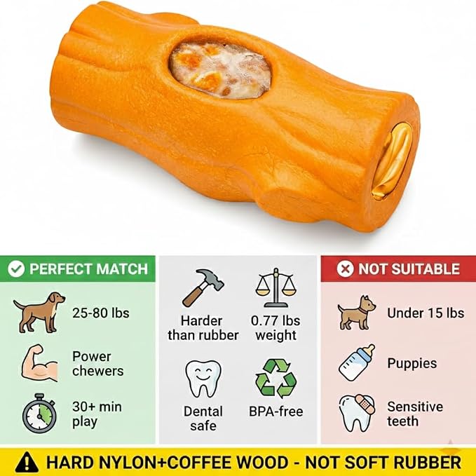 Dog Toys for Aggressive Chewers, Interactive Indestructible Dog Toys with Frozen Treat Function, Durable Dog Puzzle Toy for Large & Medium Dogs, Reduces Anxiety & Extends Playtime, Blue