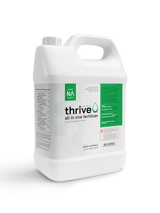 Thrive Planted Aquarium Fertilizer -All in One Planted Tank Liquid Fertilizers - Micro & Macro Nutrient Rich Food for Aquatic Plants - Highly Concentrated (2000ml)