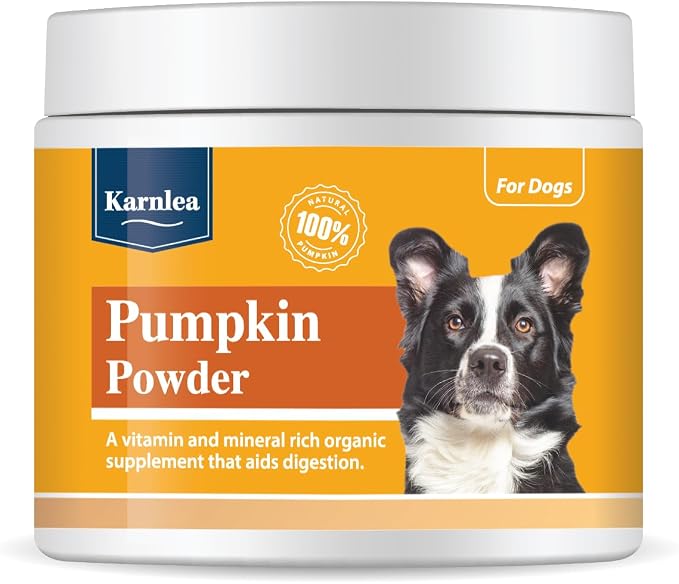 Pumpkin Powder for Dogs | 100% Pure Dog Food Topper | for Gut Health, Fibre, Healthy Stools, Prebiotic, Scooting | 200g