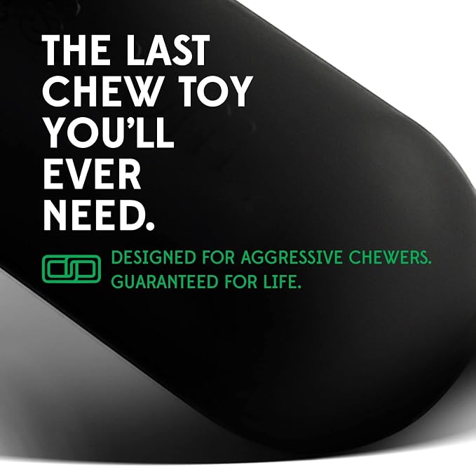 Goughnuts — Dog Toys for Aggressive Chewers | Virtually Indestructible Dog Toy Stick for Small Breeds | Heavy Duty Dog Toy | Green