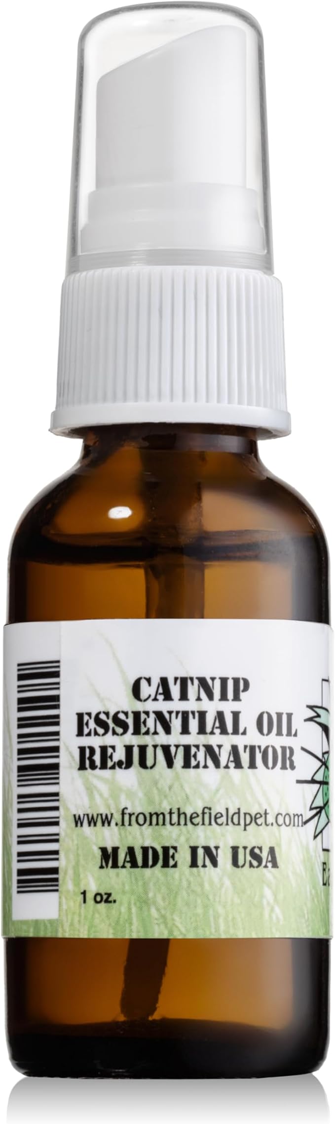 from The Field | Catnip Spray Rejuvenator | Potent Catnip Essential Oil for Cats | Revives Toys & Scratching Posts | Mess-Free & All-Natural | USA-Made, Safe & Non-Toxic | 1 oz Bottle