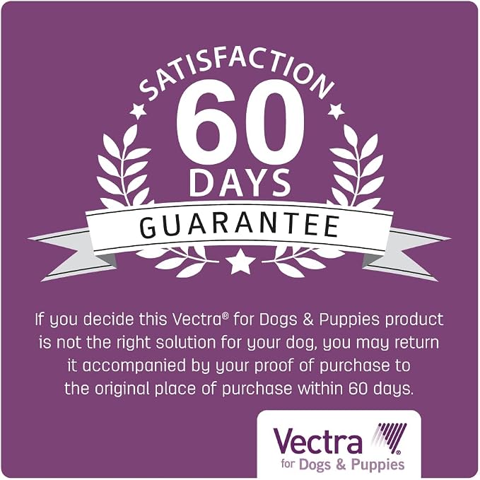 Vectra® for Dogs & Puppies Flea Treatment & Prevention for Small Dogs (11 – 20 lbs.) 6-Month Supply