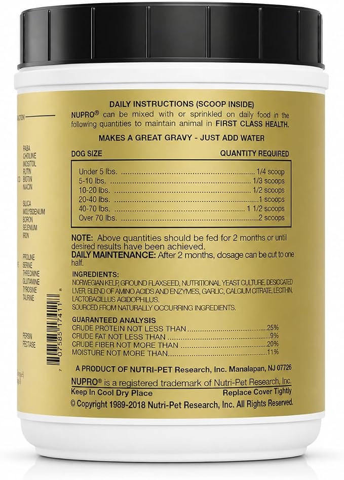 Nupro All Natural Dog Supplement (30 oz)