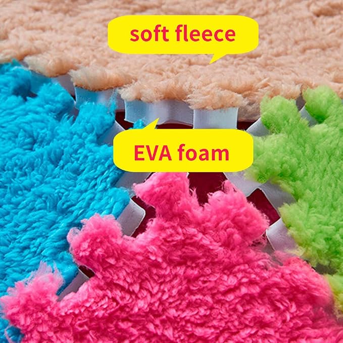 Oncpcare 10Pcs 11” x 11” Guinea Pig Pads Washable, Reusable Guinea Pig Fleece Cage Liners, Soft Warm Rabbit Sleep Mat Blanket Bed (Rose Red)