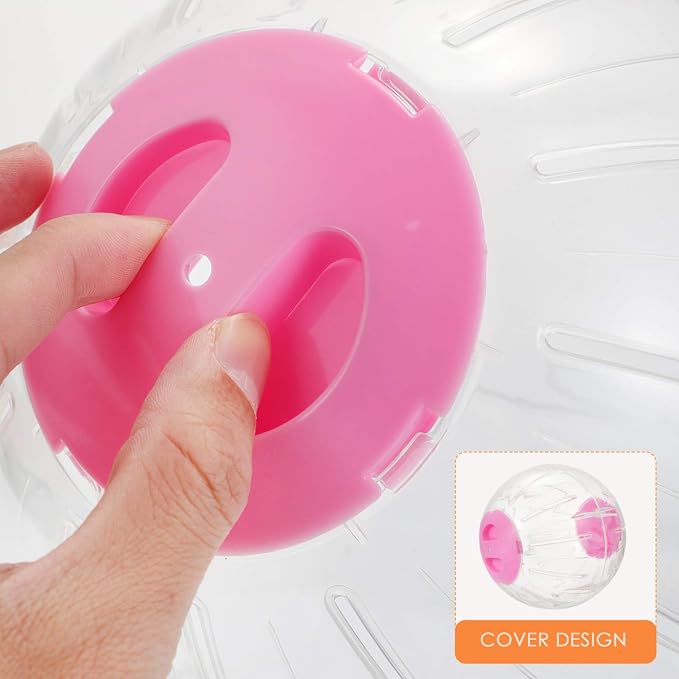 POPETPOP Hamster Running Ball, Exercise Ball Small Animal Exercise Wheel Hamster Exercise Toys Rolling Toy Mini Spinner s for Gerbils Guinea Pigs Hedgehog