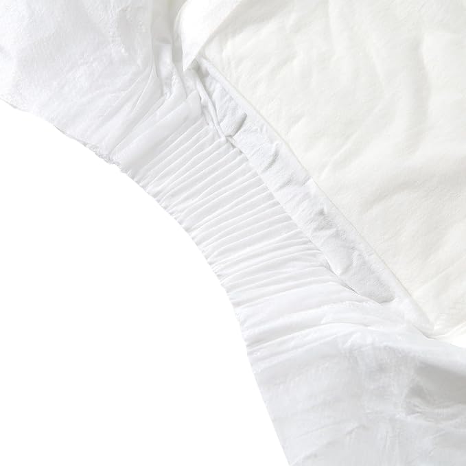 CutiePlusU Disposable Diaper Protective Underwear Absorbent Briefs Dry Surface- White 10 Pieces