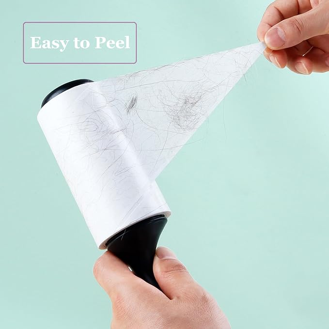 4 inch Lint Roller Refills Compatible with Scotch-Brite Pet Extra Sticky Lint Roller 90 Sheets per Refill Pack of 6 Rolls 540 Sheets Total Replacement for Scotch Brite Lint Roller Refill